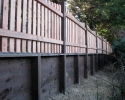 Pressure Treated Retaining Wall