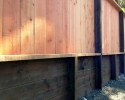 Pressure Treated Retaining Wall