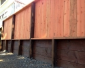 Pressure Treated Retaining Wall