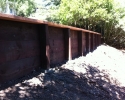 Pressure Treated Retaining Wall