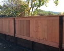 Pressure Treated Retaining Wall