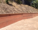 Redwood Retaining Wall