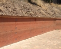 Redwood Retaining Wall