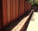 Pressure Treated Retaining Wall