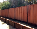 Pressure Treated Retaining Wall